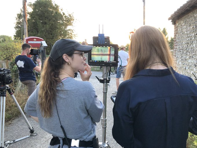 Can finally post these BTS shots from some directing I did last summer for &lsquo;The Burning Girls&rsquo;, a new<a href="/tag/theburninggirls"class="tags"><span>#theburninggirls</span></a>
