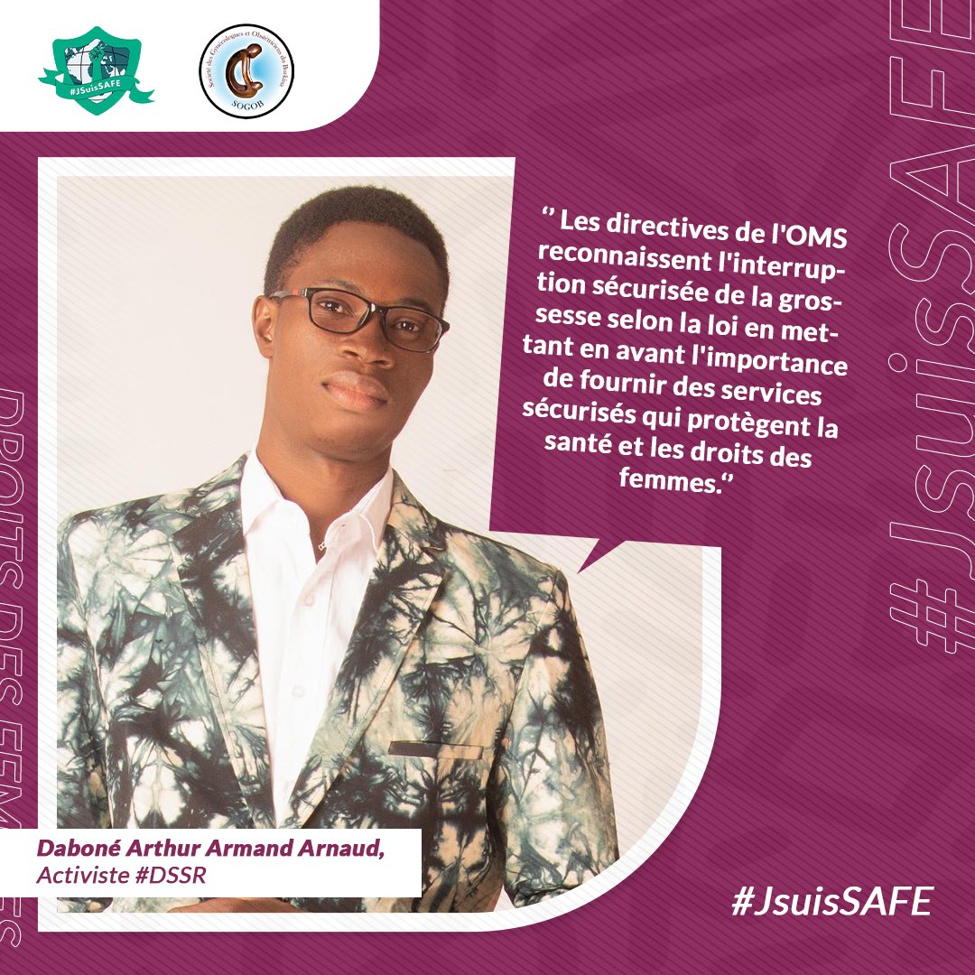 Stevie08yameogo's tweet image. Chaque action compte !

Rejoignez notre campagne en faveur de l'interruption sécurisée de la grossesse selon la loi et contribuez à faire avancer les droits des femmes en partageant ce post.
@FIGOHQ 
@BulletinSante
@CapssrBf @SOGOB6 #JSUISSAFE #IAMSAFE