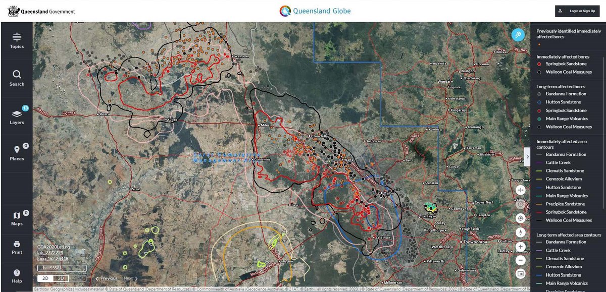 BalmainLiza's tweet photo. @NWGasPipeline @ChrisMinnsMP @ZronR @KatBarclay2 CSG has caused over 700 GAB water bores predicted to be inoperative due to a depleted water table. Gas migration is occurring in good quality aquifers including the MDB's Condamine Alluvium. CSG will be the death knell of regional Qld. Our children don't deserve this destruction! https://t.co/VljFOVejfM