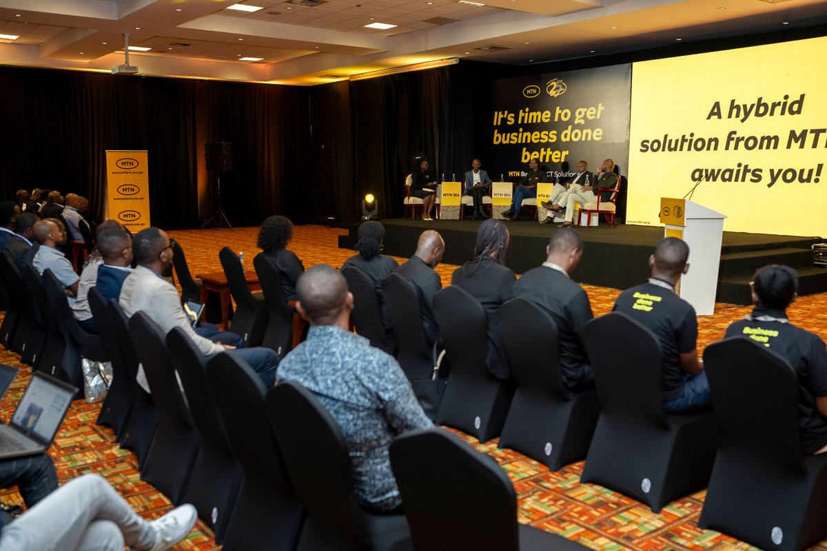 MTNRwanda's tweet photo. #HappeningNow: We are excited to launch the MTN 4G Biz Combo, an all-in-one 4G enabled solution for SMEs that will empower businesses to reach their goals efficiently &amp; harness technology to accelerate digital transformation.
#BusinessDoneBetter #SMEGoDigital 🎊 https://t.co/CIcnudXTqI