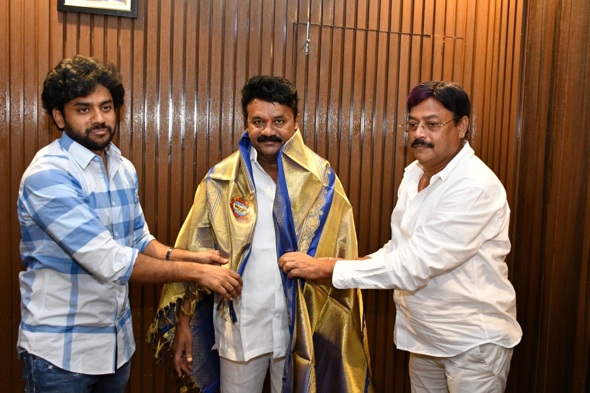 YadavTalasani's tweet photo. Launched the First Look of #Vidhi ❤️‍🔥movie. 

#RohitNanda @anandhiactress @SricharanPakala @srikanthcinema
@vfxsrinath @NoIdeaEntmt https://t.co/5TuynsVCfL