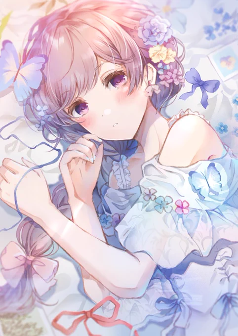 誕生日イラストだったもの。ドレスアップパルファム。 