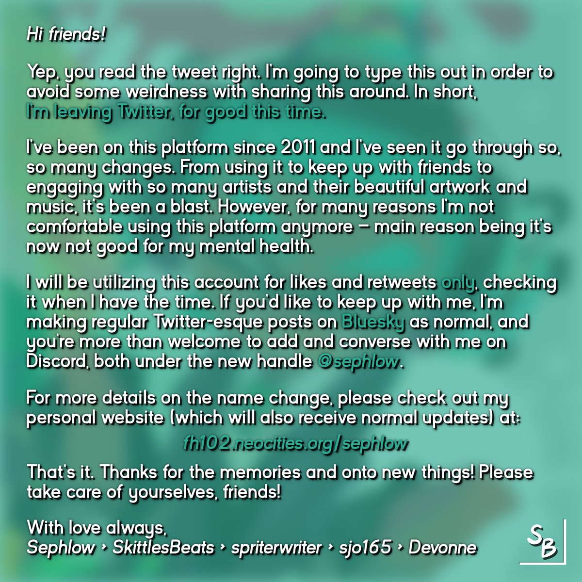 SkittlesBeats! on 💙⛅️ fulltime tweet media