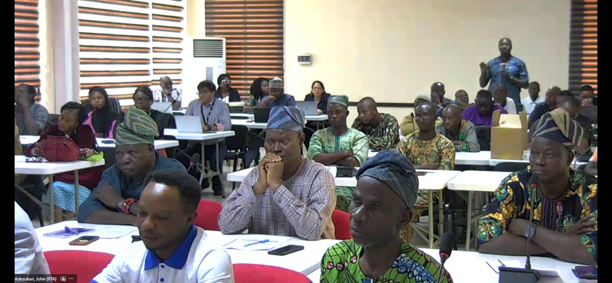 🌱 How to Access Seed 🌿

This is the question for the on-going training at #IITA in Ibadan in #Nigeria. A great mix of farmers, seed companies, extensionists, researchers & regulators are sharing ideas & learning about demand-driven seed systems for RTB crops. #SeedEqual @CGIAR