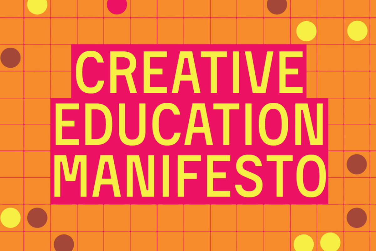 Ahead of party conference season, a coalition of creative and higher education organisations, including @cvanetwork, have launched their Creative Education Manifesto, calling on all political parties to commit collectively to restoring creative arts education. (1/3)