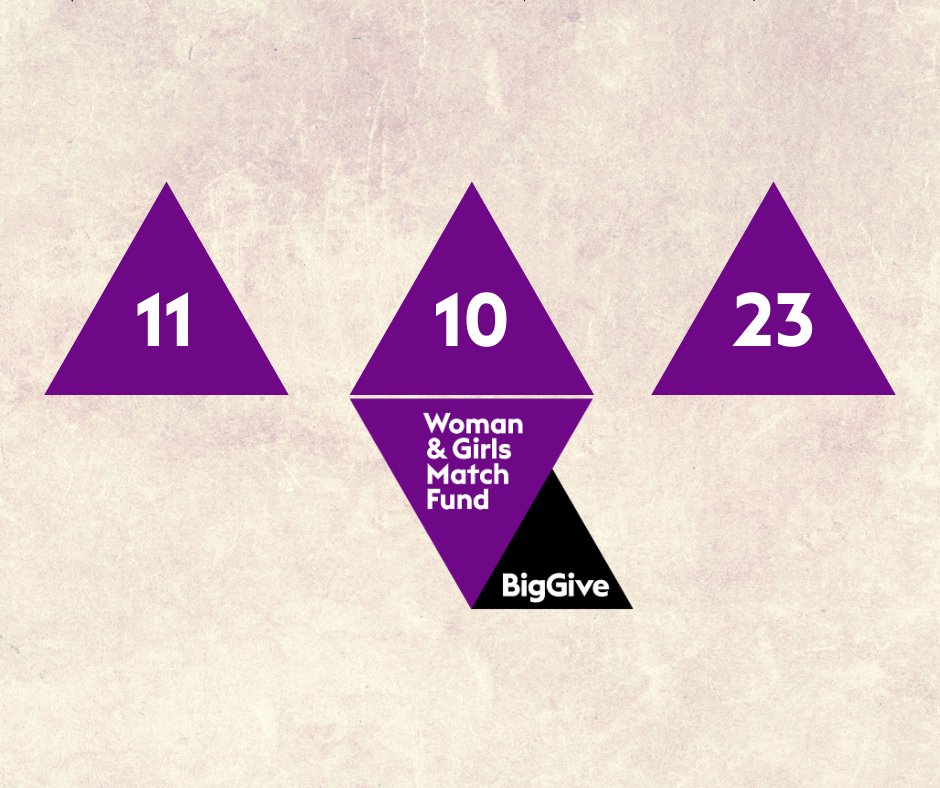BigGive's tweet photo. Our Women and Girls Match Fund is approaching fast, and we're counting on your support! Let's come together to make a difference for the women and girls we love. 
Starting 12 pm (midday) Wednesday October 11th #WGMF https://t.co/WKALdSpE43 https://t.co/lZcF3Do3cc