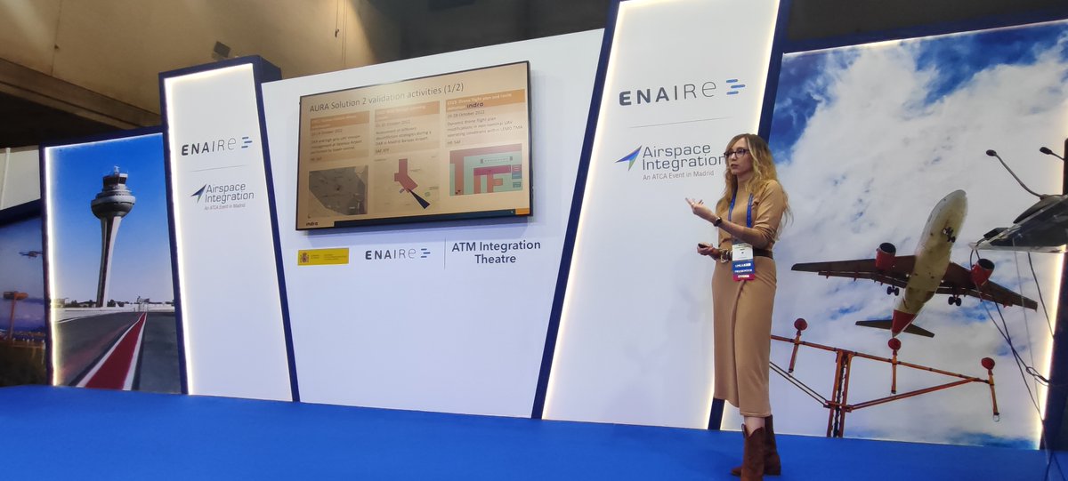 ENSURE project (@ensureproject) on Twitter photo Last Monday was an important day for ENSURE, as we had the opportunity to talk about #ATM and U-space integration💡 at the <a href="/AirspaceWeek/">Airspace Integration Week Madrid</a> in Madrid, where Marta García Gutiérrez from <a href="/Indra/">Indra</a> presented the <a href="/PJ34AURA/">PJ34-W3 AURA project</a> and <a href="/EnsureProject/">ENSURE project</a> ✨
<a href="/SESAR_JU/">SESAR JU🇪🇺✈️</a> Last Monday was an important day for ENSURE, as we had the opportunity to talk about #ATM and U-space integration💡 at the <a href="/AirspaceWeek/">Airspace Integration Week Madrid</a> in Madrid, where Marta García Gutiérrez from <a href="/Indra/">Indra</a> presented the <a href="/PJ34AURA/">PJ34-W3 AURA project</a> and <a href="/EnsureProject/">ENSURE project</a> ✨
<a href="/SESAR_JU/">SESAR JU🇪🇺✈️</a>