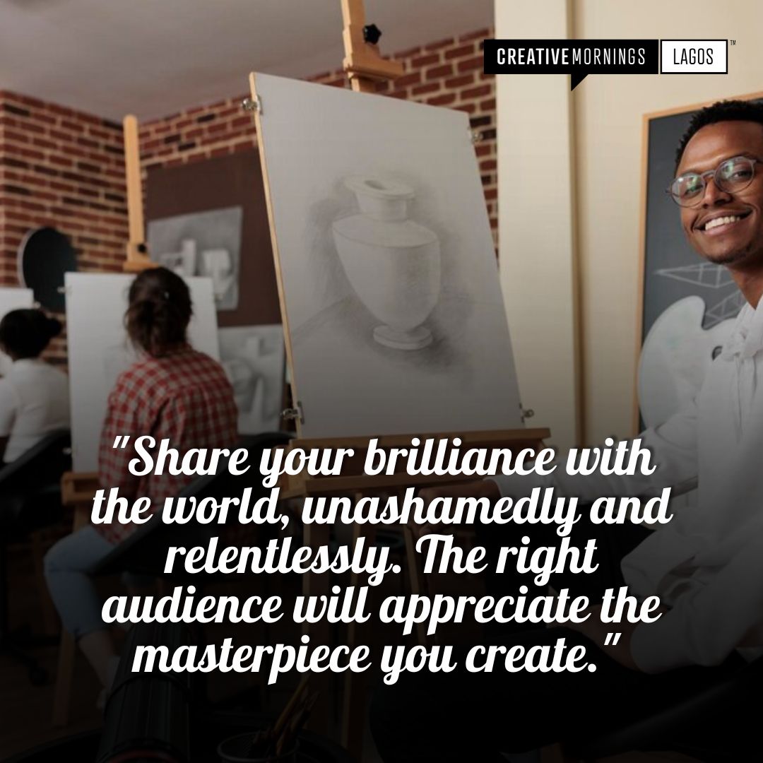 Believe in yourself and trust that you can create something amazing.

And don't be ashamed to share whatever you have created for the world to see

Let your creativity keep making the most of this week!💡🚀 
.

#ContentCreator #contentmarketing #cmlagos #creativity #verydarkman
