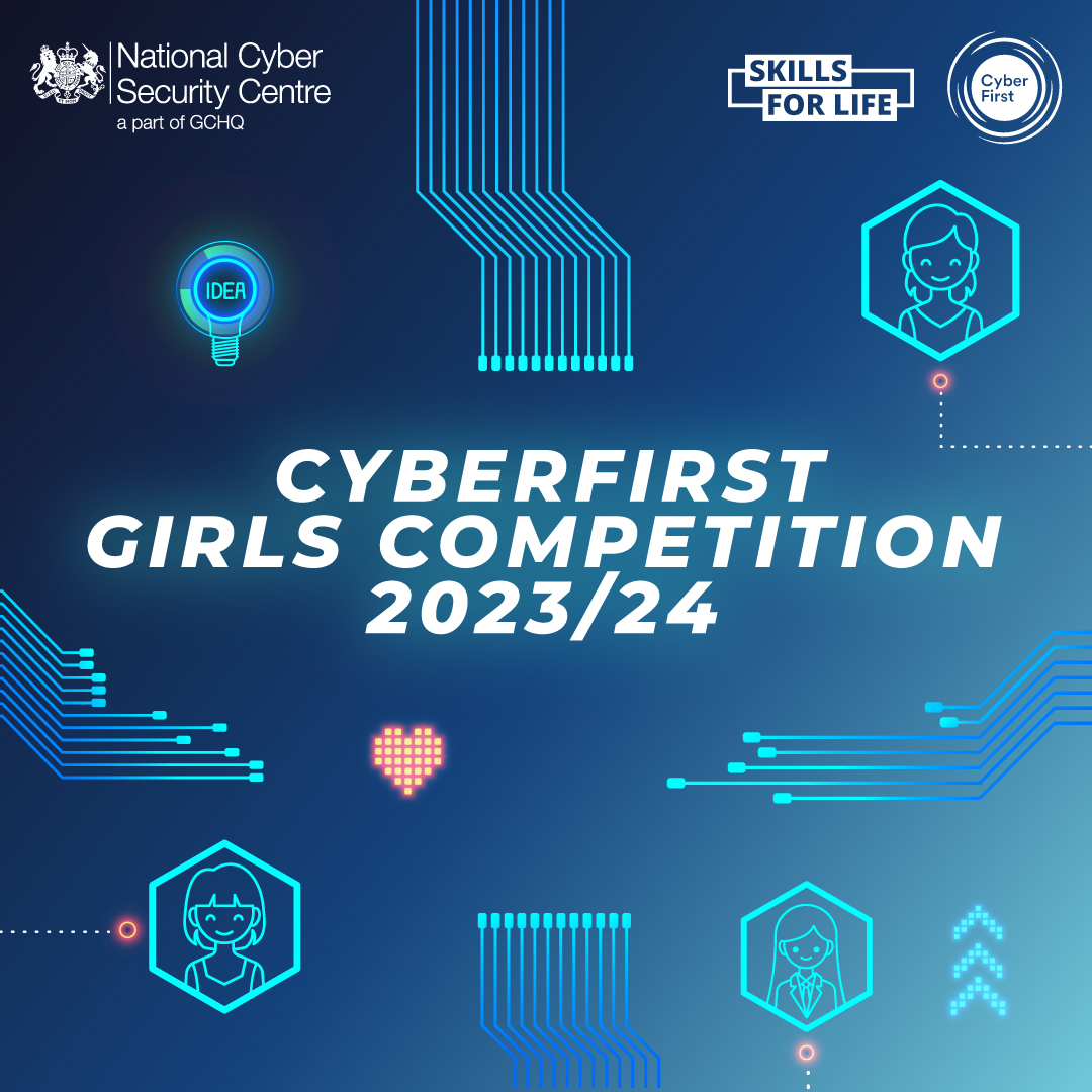 The #CyberFirst Girls Comp is getting girls into tech. Teams of girls complete fun cyber challenges to win great prizes and be crowned cyber security champions. Spread the word! Learn more at @NCSC or find out more at: bit.ly/37cTKvv