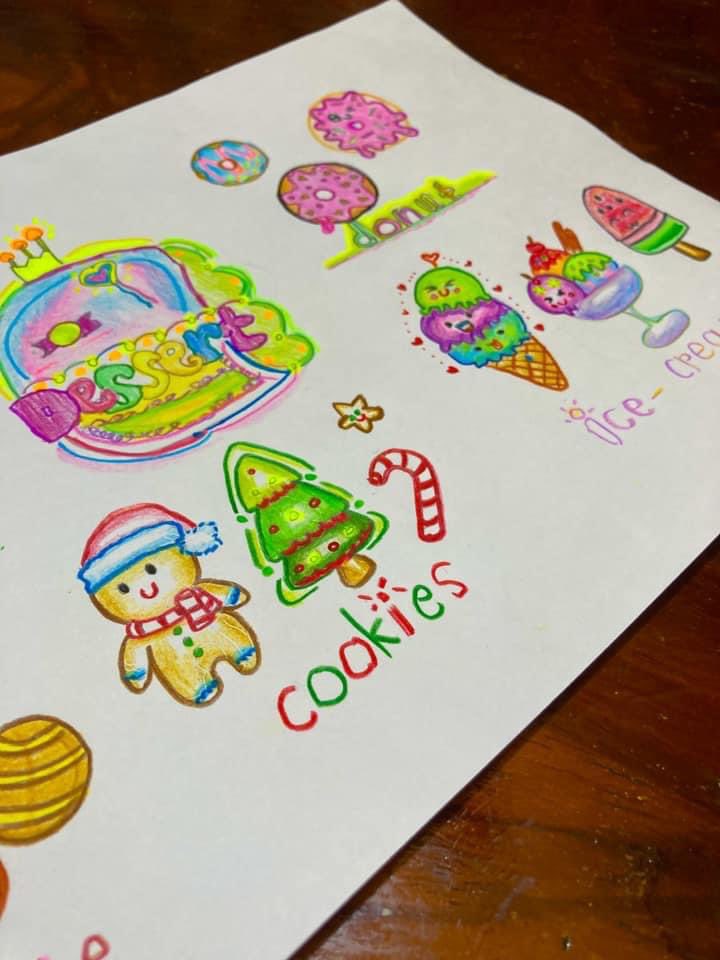 EngParadise's tweet photo. Savoring the Flavors of English and Art through Delicious Dessert Creations! Such a taste of imagination.

มาลิ้มรสชาติภาษาอังกฤษผ่านภาพวาดขนมหวานสุดฉ่ำของน้องนักเรียนคนคิวท์กันค่าา น่ารักนุบนิบบบที่ฉุดดด ชมภาพวาดเสร็จแล้วก็อย่าลืมแปรงฟันกันด้วยนะคะทุกคน😋🍰🍭🍧 https://t.co/Lk8Nuj4jXd