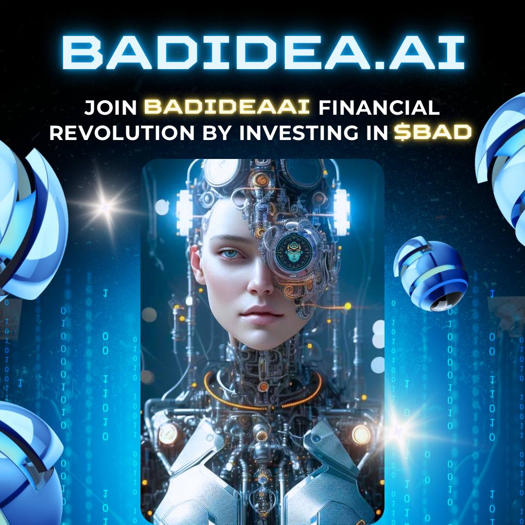 Witness your dreams taking flight with #BADIDEAAI's initiative - a swirling vortex of innovation and fantasy.

#BAD 

@badideaai 😘🗯️

#Artificialintellegence

#Crypto_Marketing_Titans