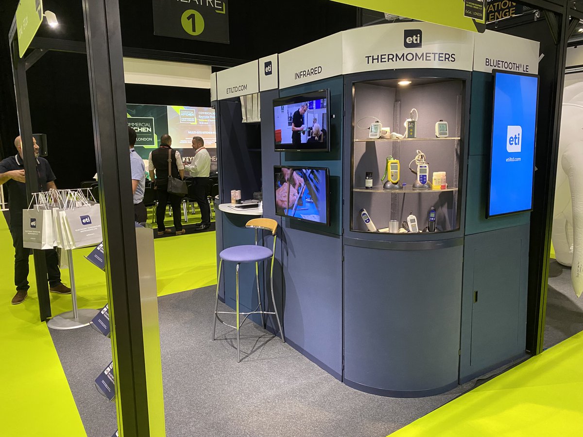 We're excited to be exhibiting at <a href="/comkitchenshow/">Commercial Kitchen - 27 & 28 Sept 23</a>
today and tomorrow!  

Visit us to explore our range of catering probes, Bluetooth thermometers and data loggers for HACCP compliance.  

📍Stand CK140 #CK23