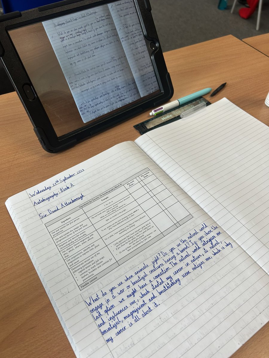Y6 polishing their autobiographies