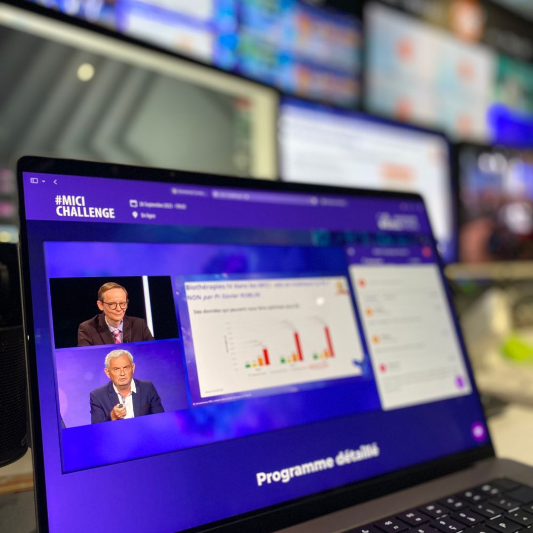 LetseeDigital's tweet photo. Ce mardi était sous le signe du médical avec le MICI Challenge 2 dans notre Smart Club !

140m² de plateau et de gros moyens techniques pour un live interactif de 1h30 dans lequel 9 experts débattent sur les maladies de l'intestin. Le tout en stream depuis notre Media Center ! 📡 https://t.co/4dKzCTVnoM