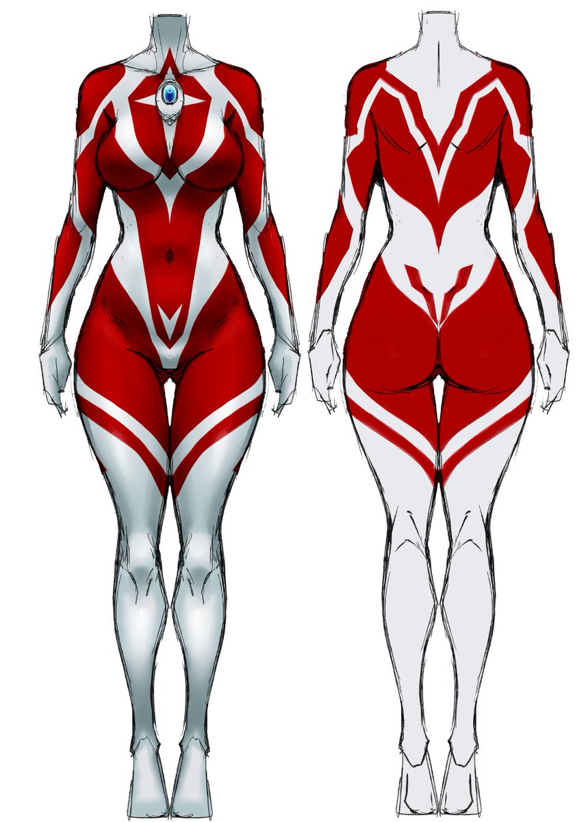 黑暗侵袭2024 角色更新中——设计稿Design draft of Ultra Goddess Dark