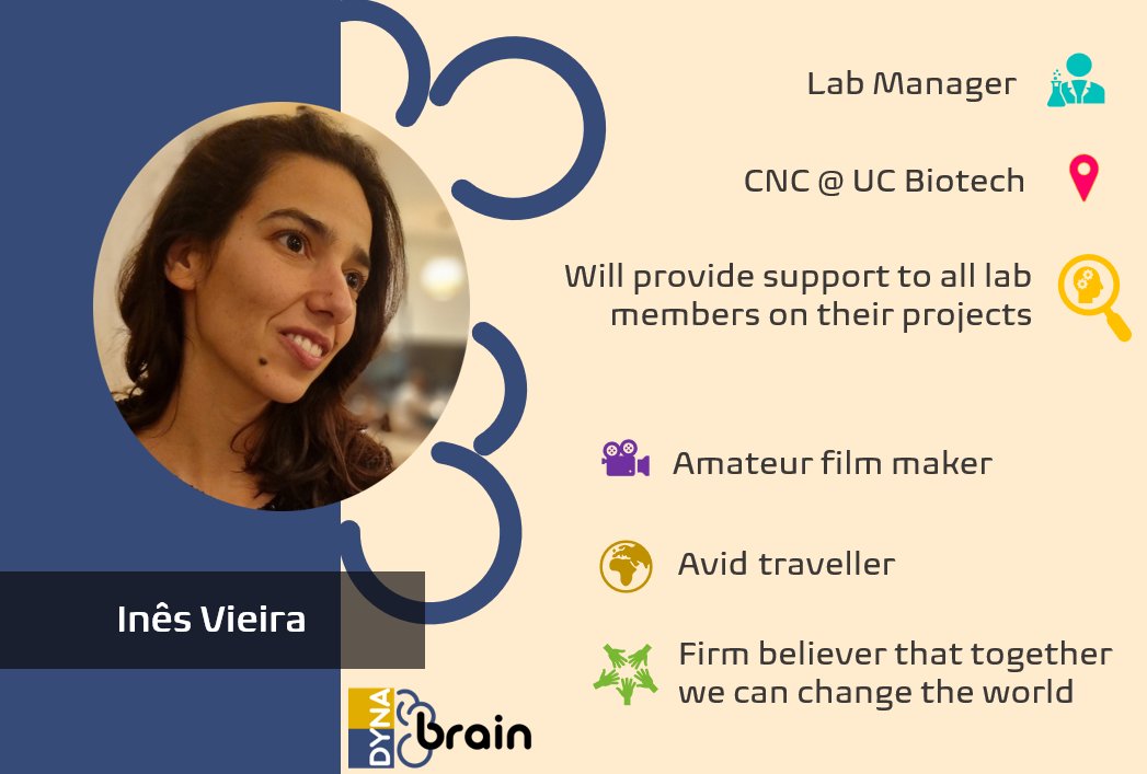 brain_dyna's tweet image. Have you met Inês Vieira? She has recently joined our lab to support the team with experiments and all technical requirements. Welcome to the lab, Inês!
#h2020 #CNCResearchers @cnc_uc #systemsneuroscience