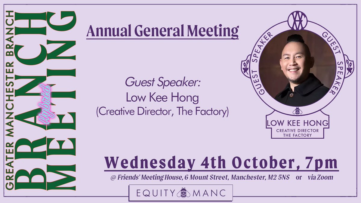 Equity Manchester tweet media