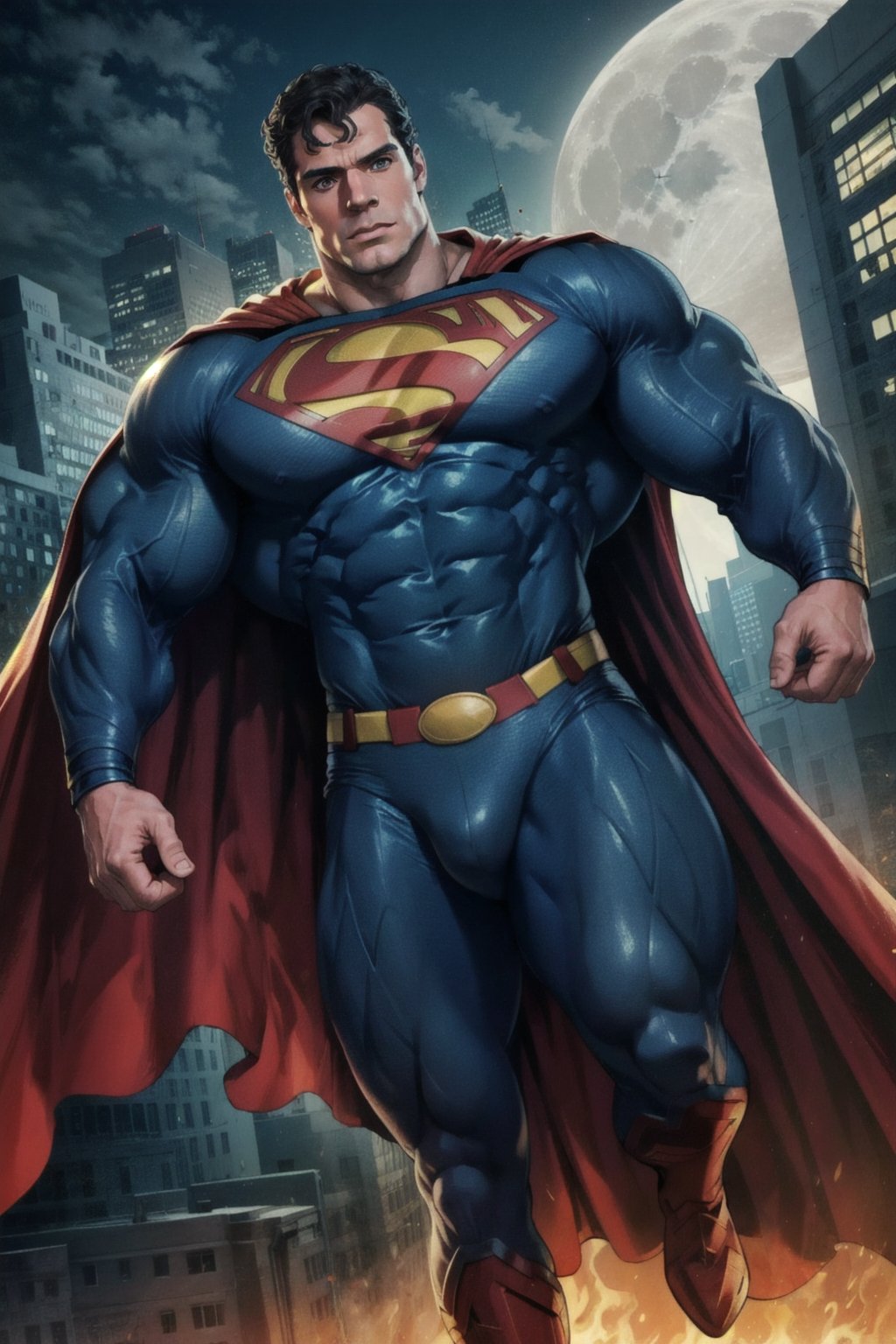 Why is Superman so muscular if he never strains himself? Shouldn't ...