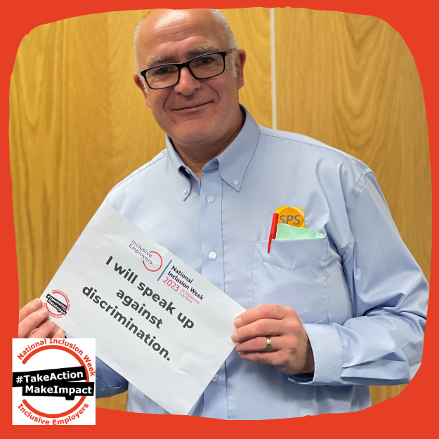 spsbus's tweet photo. This #NationalInclusionWeek, we're celebrating how we are all different and focusing on what we can do to make sure everyone feels included. We asked our Health, Wellbeing and Engagement Group members how they commit to making SPS inclusive for all ๐.
#SPSLife #Inclusion # https://t.co/Z1cv2hF2Wt