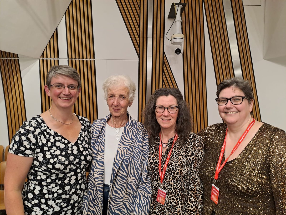 Anna Clarke @IACD_global Chairperson and Anastasia Crickley former IACD trustee and @AIEBStandards Chairperson celebrating #IACD70 at the Scottish parliament. @Clare_MacG @annaiclarke @CommWorkIreland