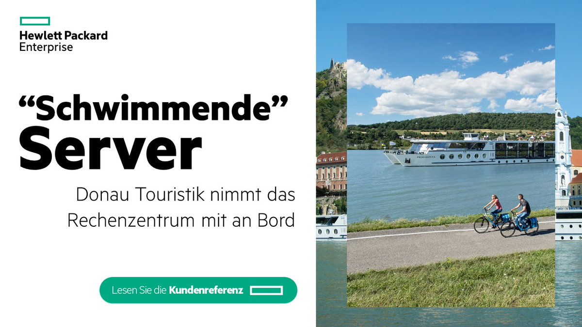 ✅ Die Vision von: Dank ausfallsicherer, hyperkonvergenter Infrastruktur den Gästen ein optimales Kreuzfahrterlebnis auf der Donau garantieren bei gleichzeitig geringerem Administrationsaufwand für das eigene IT-Team. So geht Luxus auf dem Fluss: 🔗 hpe.to/6017uELnL