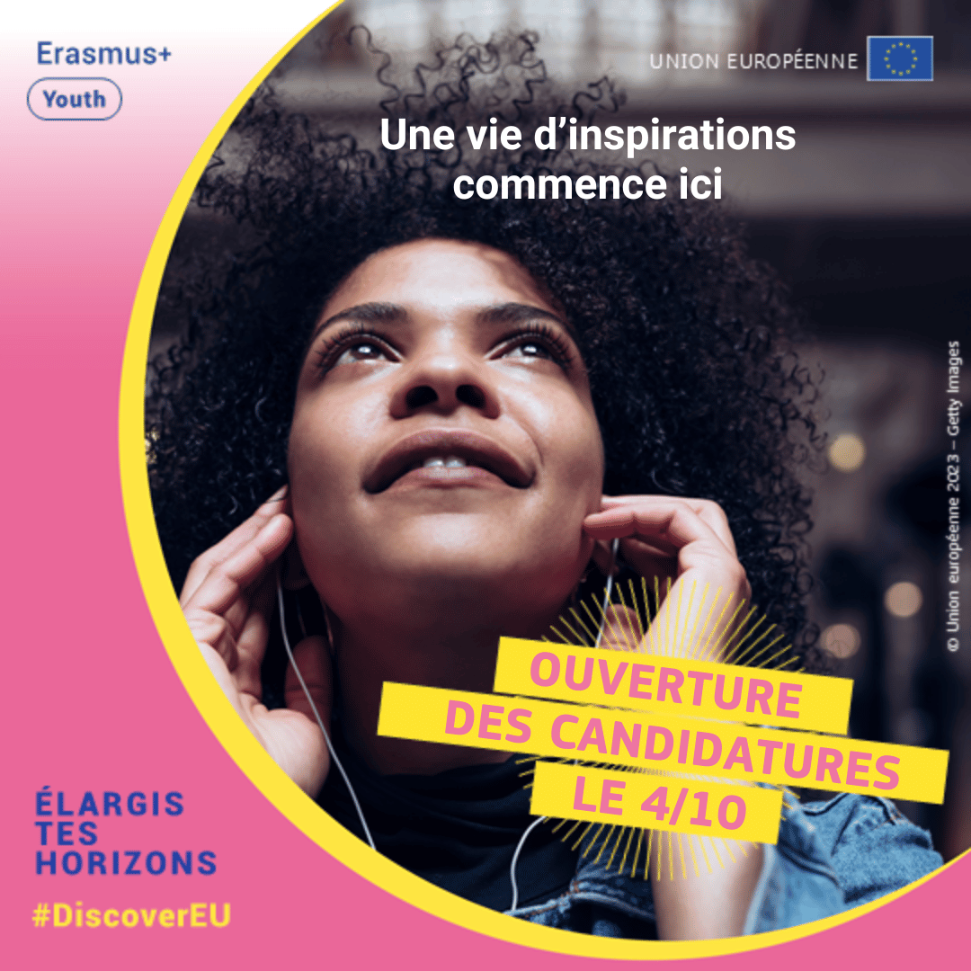 📅J-7 #DiscoverEU
👉Vous êtes né entre le 1er janvier et le 31 décembre 2005 ? Vous êtes alors éligible à l’action #DiscoverEU !

🍀Tentez votre chance à partir du 4 octobre : youth.europa.eu/discovereu_fr