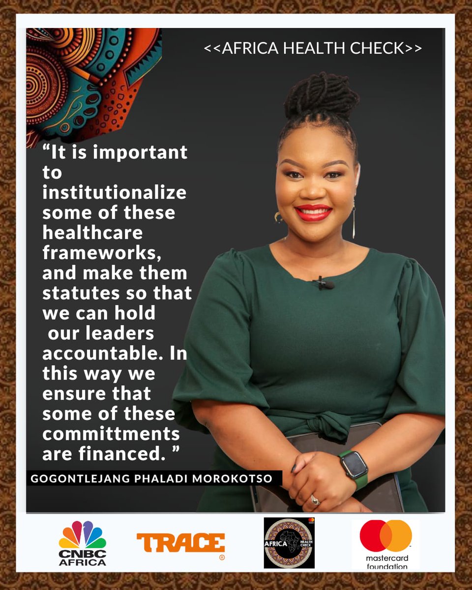 AHCShow's tweet photo. Incorporating healthcare laws into legal systems will guarantee our ability to demand accountability from our leaders. @GogontlejangP 
#ItsUpToUs #Healthcare #AfricaCDC #HealthInfrastructure https://t.co/6KWVUttMvH