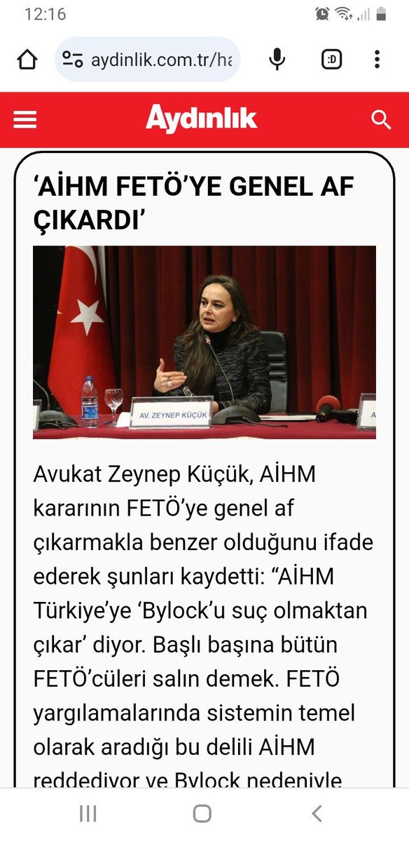 AİHM Kararları Türkiye için BAĞLAYICIDIR.

Ve evet Türkiye ‘Gülen Hareketi’ yargılamalarında çok açık şekilde Anayasa ve Kanunları çiğnediği 
ve büyük Hukuksuzluklar yaptığı için tüm mağdurlar BERAAT edecek.
Türkiye büyük Tazminatlar ödeyecek.

Veli Küçük ve avanesi için 
Hukuk,