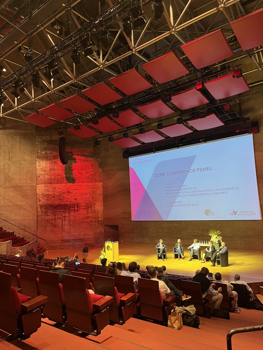 SarahSpycher's tweet photo. very interesting panel discussion on inequality and ‚the social question‘ in today’s society, concluding three intense &amp; insightful days at the #VfS_conference2023 #VfS_150 https://t.co/8ponx6eTVQ