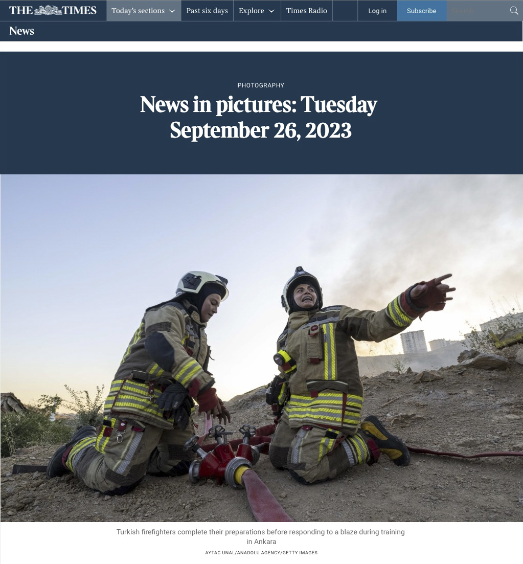News in pictures: Tuesday September 26, 2023
thetimes.co.uk/article/news-i…

📸: <a href="/aytcunal/">Aytaç Ünal</a> <a href="/muratonel/">Murat Önel</a>