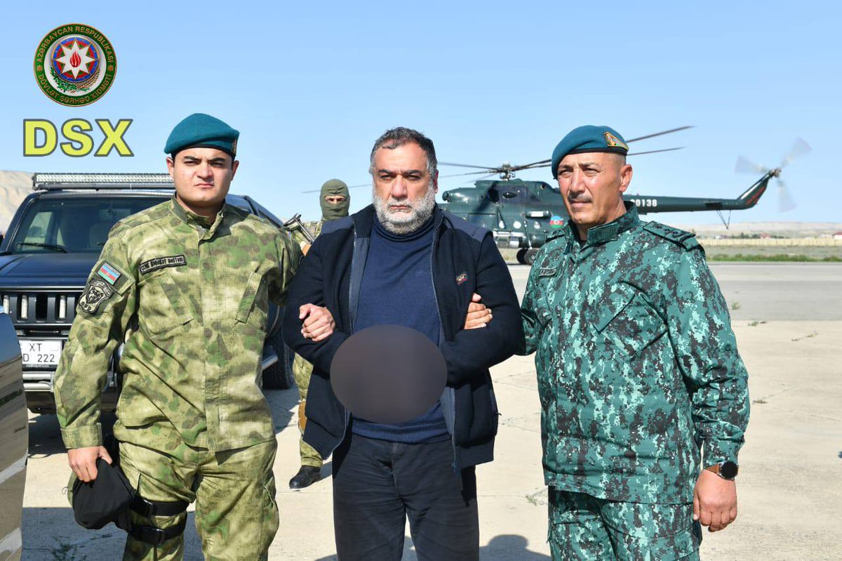 It's now official, and there's a photo confirming his arrest. I won't hide my feelings – seeing this image of the criminal, who is also under sanctions from Ukraine, in handcuffs, brings a smile to my face. Big mouth <a href="/RubenVardanyan_/">Ruben Vardanyan</a>  got what he deserved!