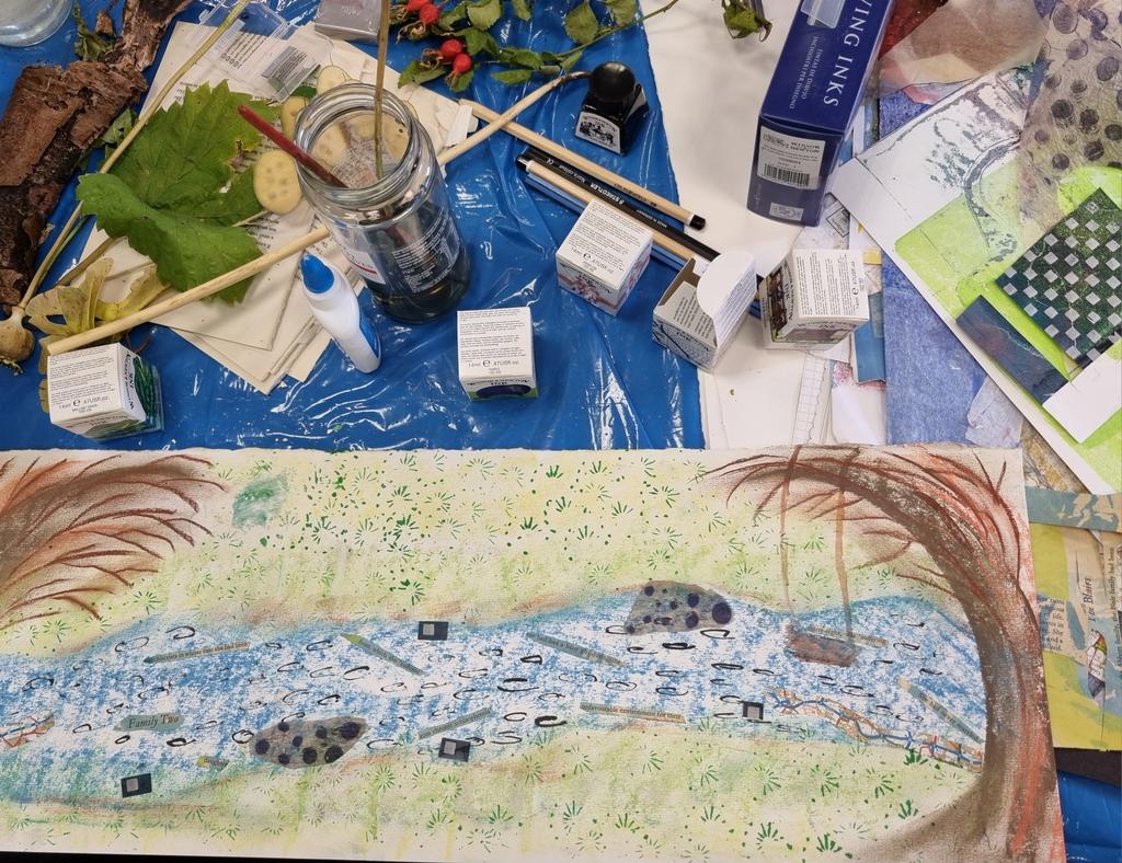 erbradfield's tweet image. Briefly popped in to #LintonMapping workshop this morning and what beautiful creations in process on the theme of #GrowingPlaces... can't wait to see the finished pieces @mindsarts #WellbeingThroughCreativity #SocialConnectedness #CommunityConnections 🍃🍂🌻🌊🌳