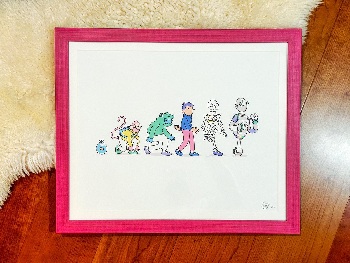 The <a href="/burnttoast/">burnt toast</a> print came back from the frame shop looking epic🔥<a href="/doodles/">doodles</a>