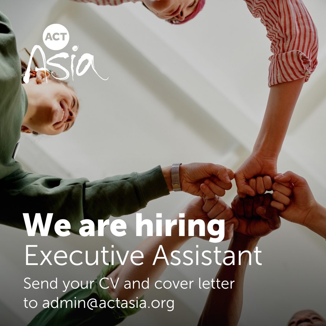 Tweet_ACTAsia's tweet photo. 🌟 Join the ACTAsia Team! 🌟 Position: Executive Assistant to the CEO. Be part of an award-winning charity making a global impact. 🌍
Find out more: https://t.co/1AKOPz85bv
Share, Like, and Tag someone who'd be perfect for this role!
#JobOpportunity #ACTAsia #HiringNow https://t.co/9yKZWsJZct