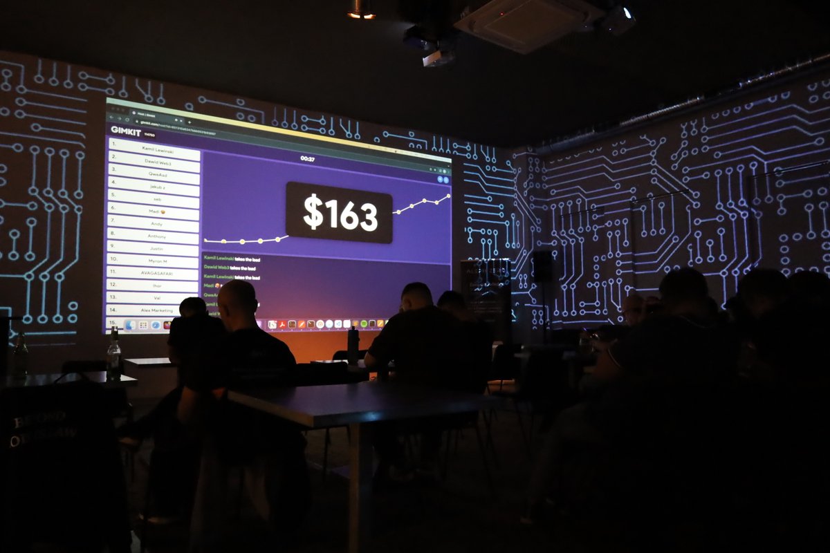 HardForkConf's tweet photo. 🚀 A HUGE thanks to everyone who rolled up to our 26.09 meetup in #Kraków! Your vibes and energy made the night unforgettable.

Shoutout to our stars, Vladimir Mitiouchev, Piotr Słowik and of course our sponsor @Aleph__Zero 
Stay tuned for the next events!🚨
#HardFork #Web3 https://t.co/N2bZ2o075A