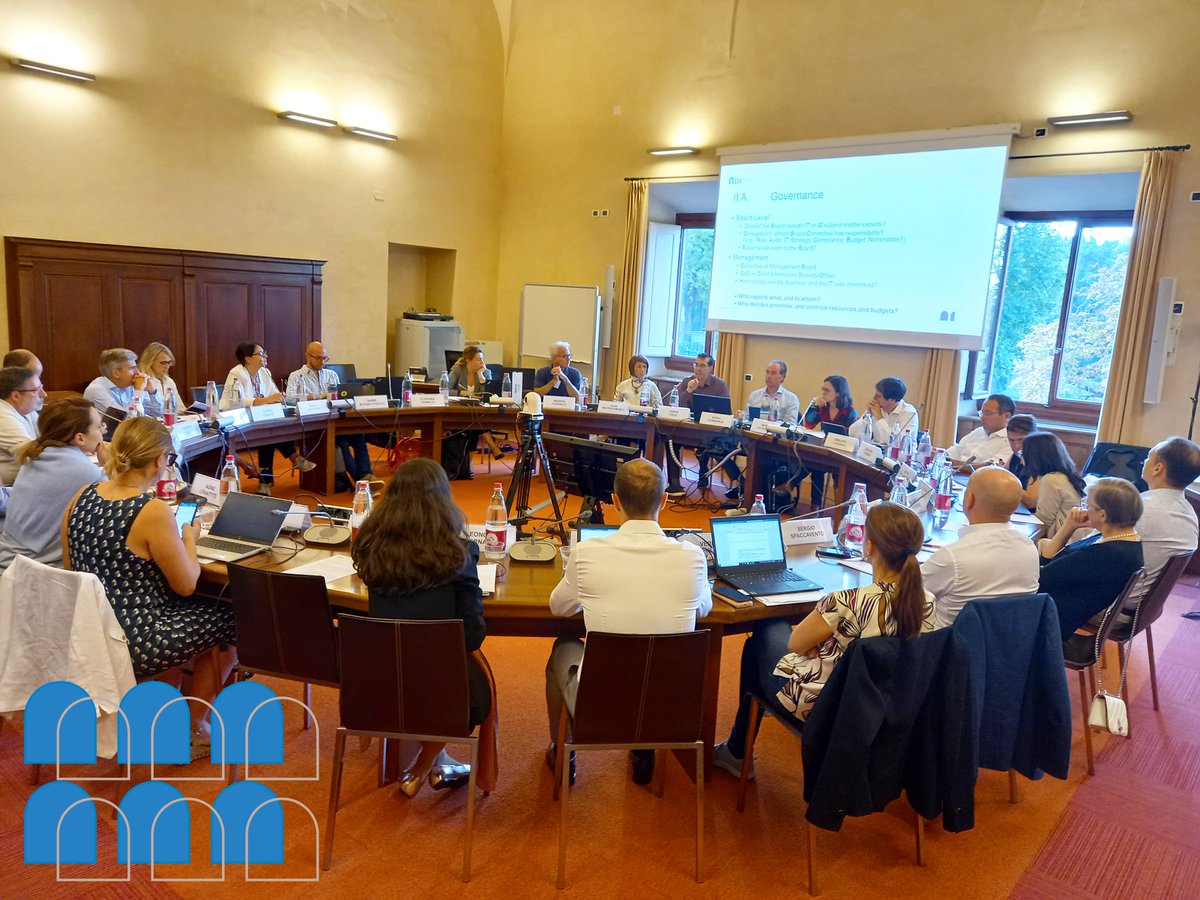 🚀 Elevating bank board performance with collaborative expertise! Our Bank Board Academy (BBA) is on a mission.

📅 On 22-23 Sept, non-executive board members met in Florence w supervisors &amp; regulators, for our 3rd edition of bank board training. 

More 👉 fbf.eui.eu/course/navigat…