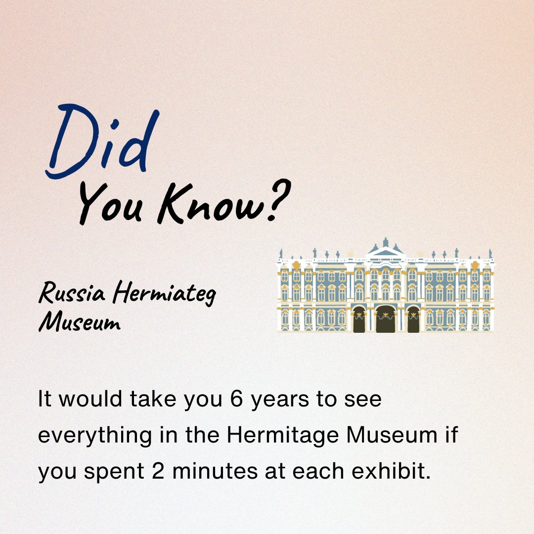 abbotholidays's tweet photo. "Exploring the Hermitage Museum feels like embarking on a journey through time and art. 🎨🏛️ If you've ever wondered about the wonders within its walls, it's time to plan your next adventure with us! 
Follow us for more updates:- Abbot Holidays

#Abbotholidays #HermitageMuseum https://t.co/tc7bhWGrXz