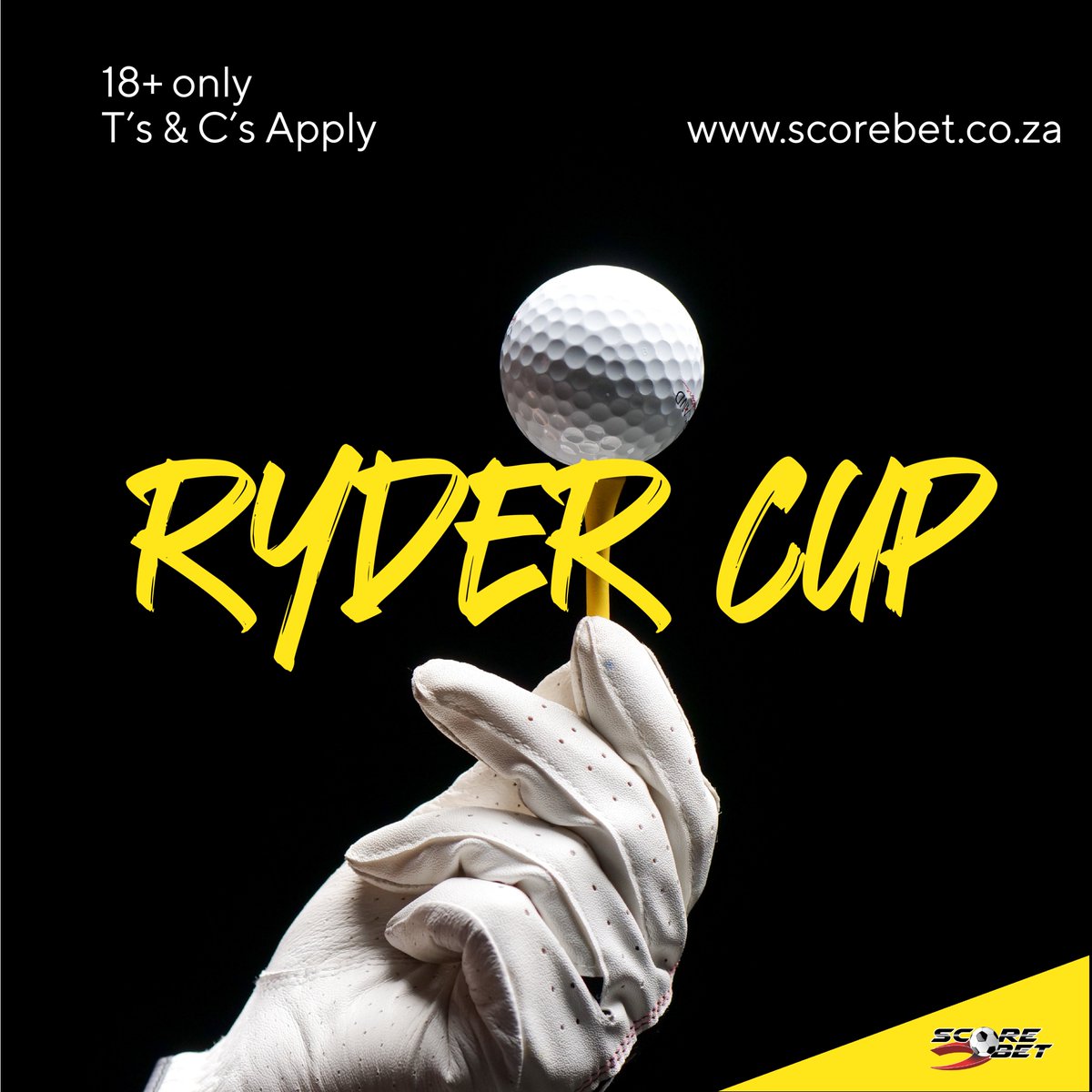 ScoreBetOnline's tweet image. The Ryder Cup is here! The biggest golf tournament in the world is starting today, and it's sure to be a classic three days of action.⛳️☀️

Visit our website to place your bets 👉 sport.scorebet.co.za/page/welcome

T’s &amp;amp; C’s Apply. 18+ Only.

#ryderscup #ryderscup2023#scorebet #golf