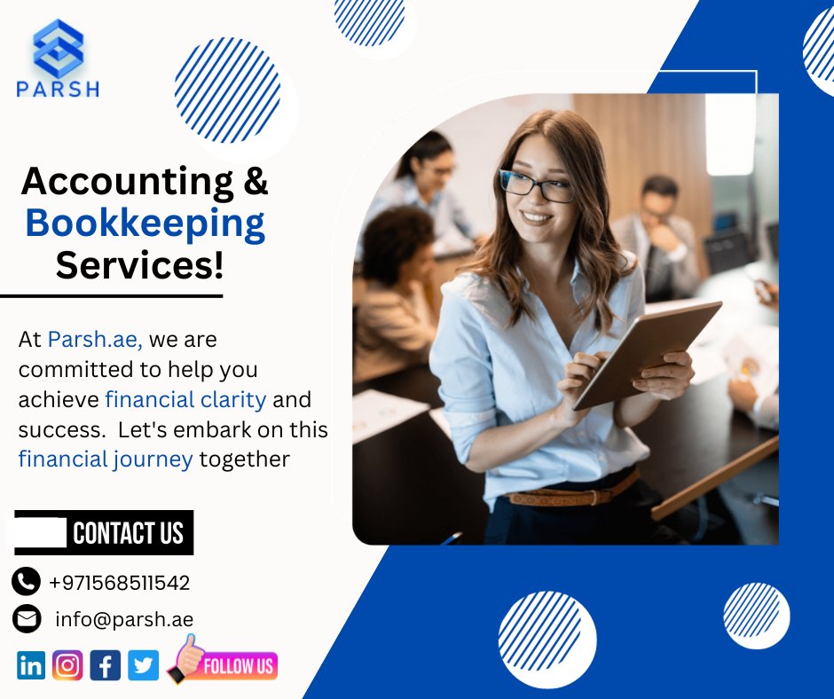 AndParsh's tweet photo. Let us handle your bookkeeping and accounting so you can focus on growing your business...
For more information:
Visit: https://t.co/HIYr6CyZpl
Call: +971 568511542
#parshaccounting #accountingdubai #accountingandbookkeeping https://t.co/xFcoNYszLO