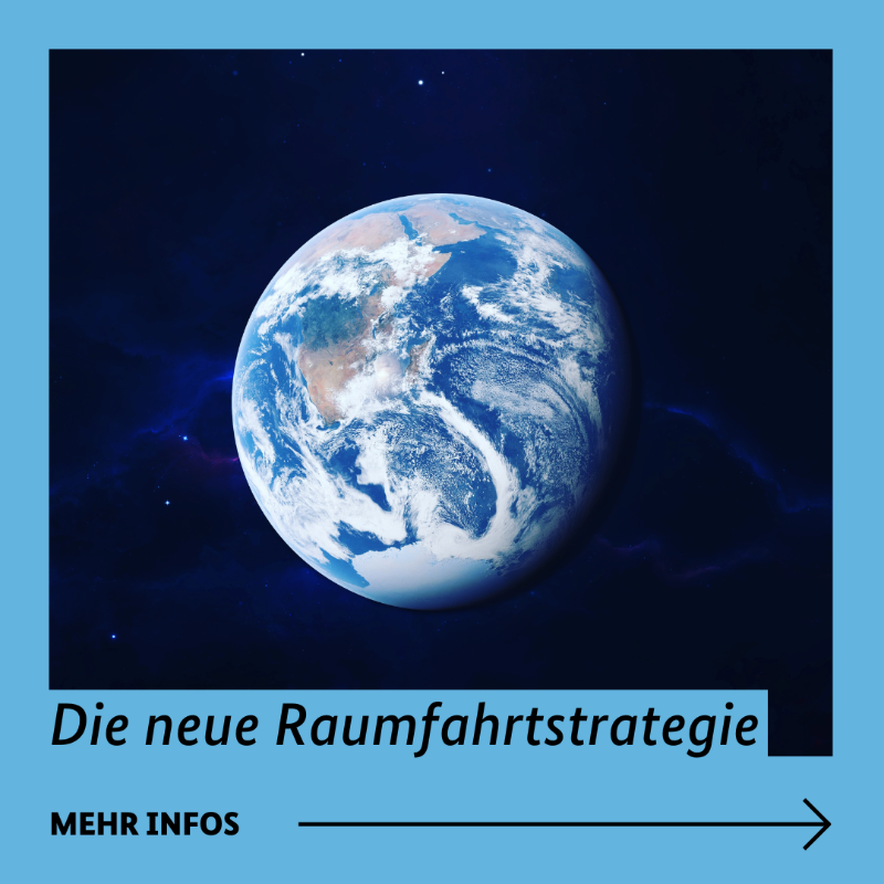BMWE_'s tweet photo. Navigation oder Klimamonitoring - nur möglich durch Raumfahrtforschung und aus unserem Alltag nicht wegzudenken. Daher steht im Fokus der neuen #Raumfahrtstrategie die wirtschaftliche, gesellschaftliche &amp; strategische Bedeutung von Technologien, Daten &amp; Anwendungen aus dem All.🚀