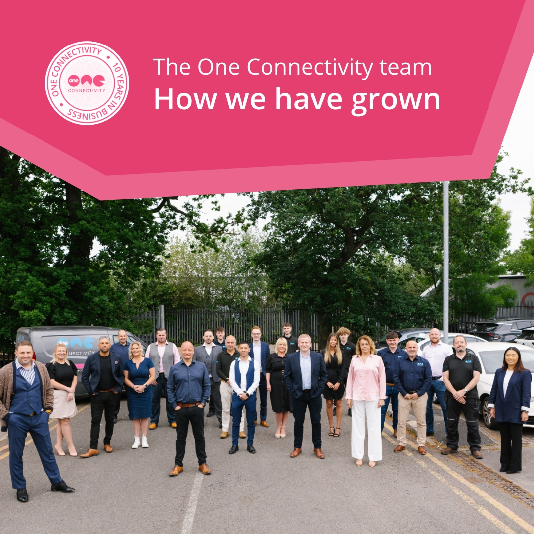 OneConnectivity's tweet image. A lot has happened in 10 years of One Connectivity. 

One of our proudest points is the steady growth of our amazing team.  Here's to them, and here's to the next 10 years!  

#OneConnectivity #EastMidlandsBusiness #CelebratingOurTeam