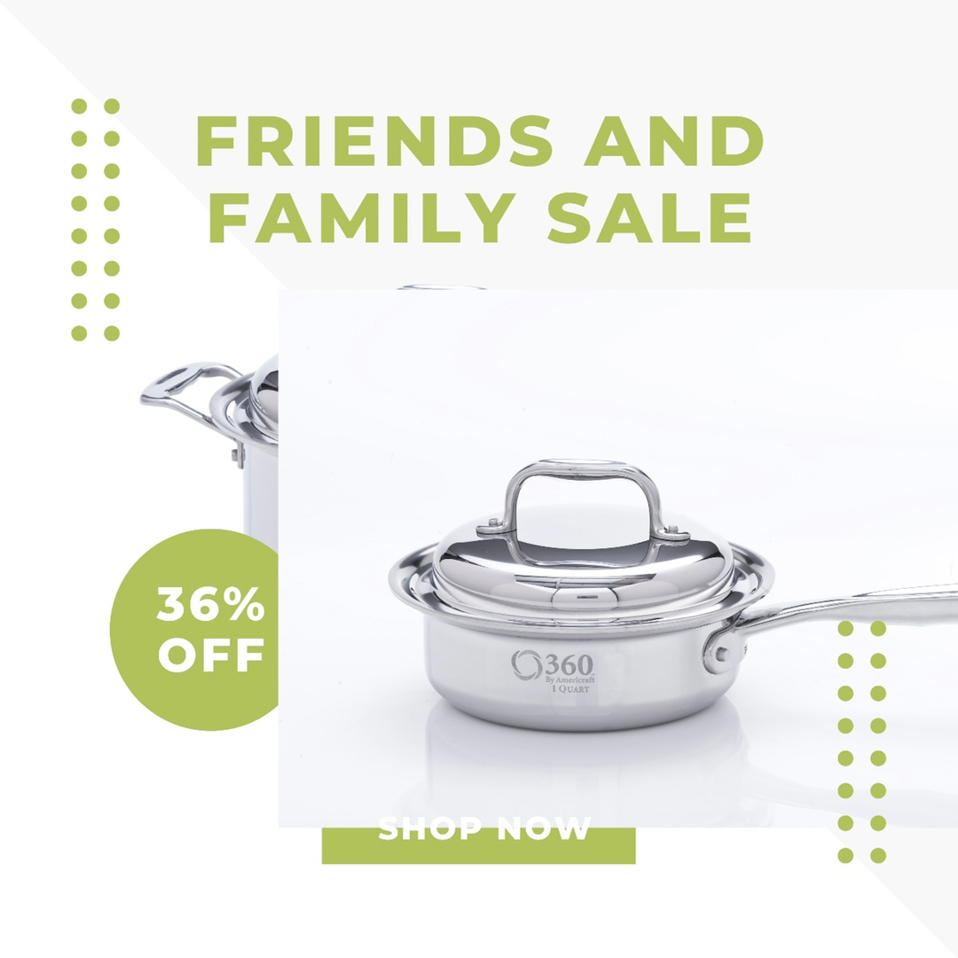 360Cookware's tweet photo. Last Chance! Our friends & family sale ends tonight! Be sure to grab all your bakeware & cookware before time runs out ⏲
*some exclusions apply
#healthycooking #healthy #nontoxic #bestcookware #healthycookware #nontoxiccookware https://t.co/gxBqgDo08A