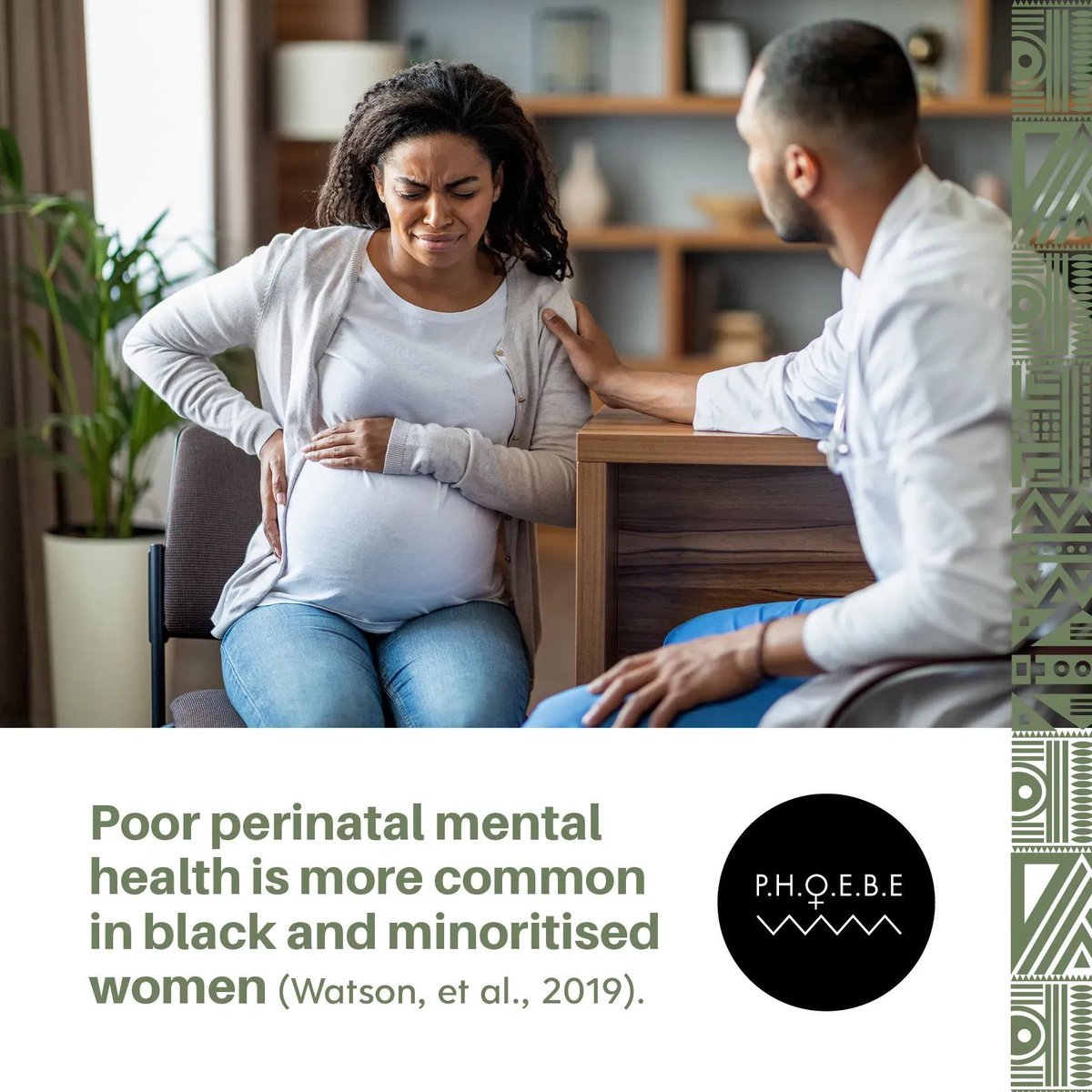 This increases risks of maternal morbidity and mortality.
#BlackMaternalMentalHealthWeek #BMMHW #BMMHW23 @MotherhoodGroup #BreakingCulturalBarriers