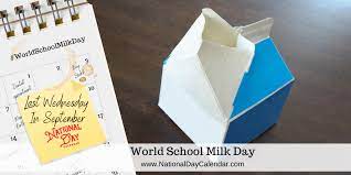 Hoy es el Día Mundial de la Leche Escolar #LecheEscolar / Today is World School Milk Day #SchoolMilk  😉💗