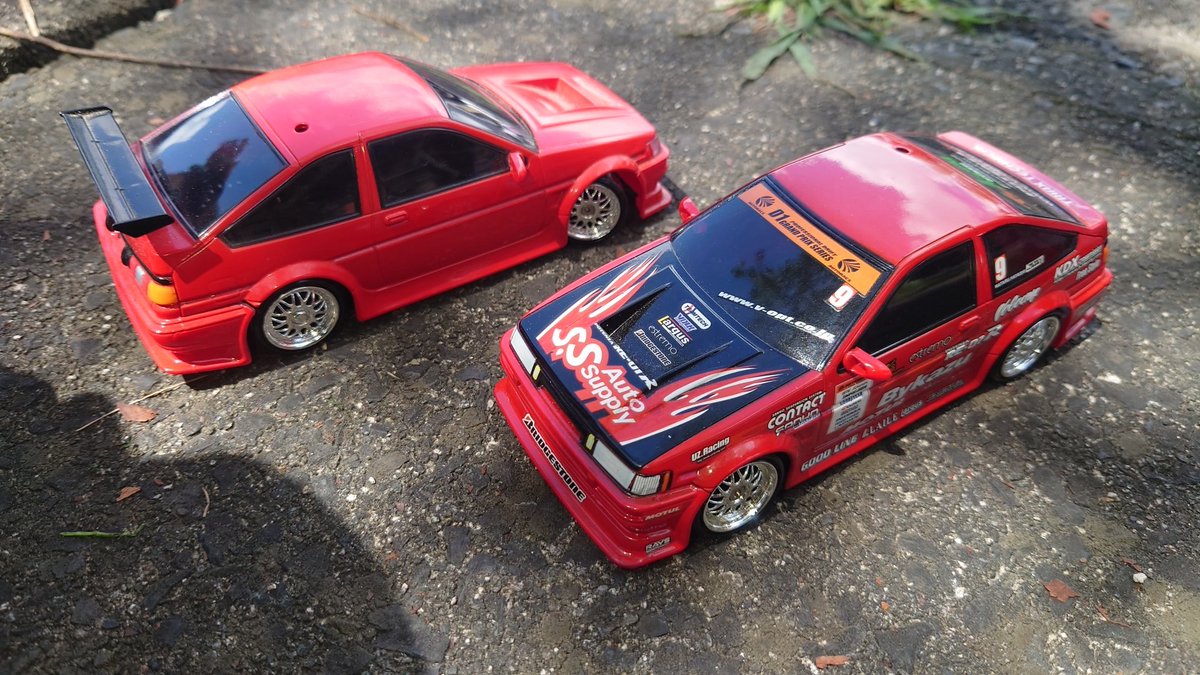 drift4946's tweet photo. @kisaragi_sutea サーバー復帰まで、長いからミニカー改造してた。車体ワゴンＲ(改)(MH23型後期モデル)ジャンク部品を寄せ集めで制作してみた。車体色はホンダレッド足回り(車高調)ガタガタだからラルグス入れよう。 https://t.co/noICS7U5vY