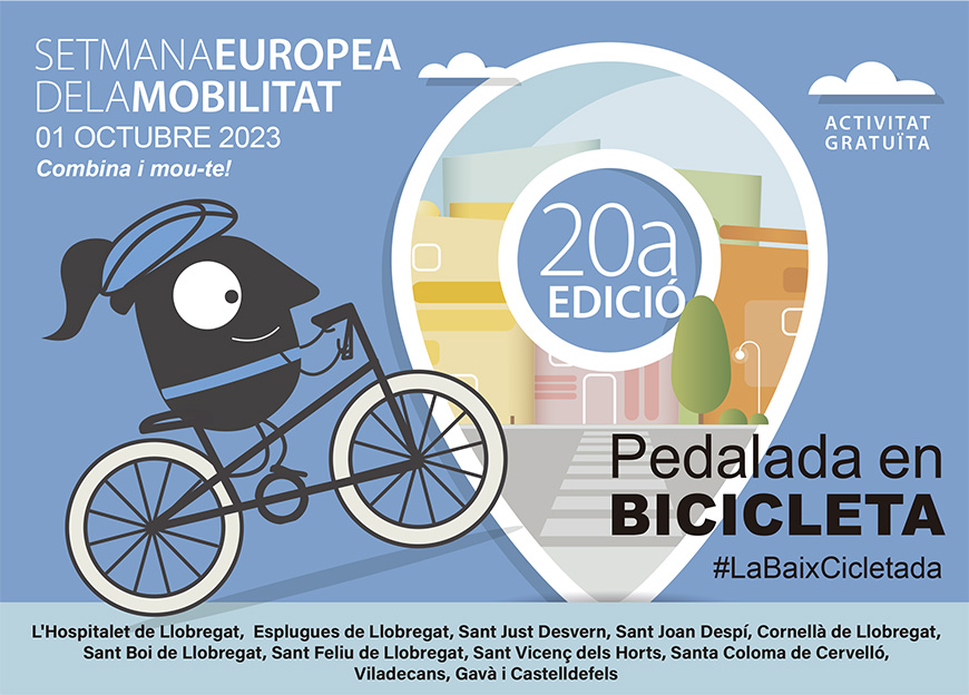 ajesplugues's tweet photo. 🚲 Ja t'has inscrit a la 20a @baixcicletada❓

📢 Ho pots fer a https://t.co/q1xc8tdzGf o presencialment 30 minuts abans que arribi a Esplugues.

🚴‍♀️🚴‍♂️ #Esplugues s'afegirà a la marxa a les 10.20 h des de la pl. Santa Magdalena.

➕ℹ️ https://t.co/QsTy4bJrb6 https://t.co/KpIEG9c1oH