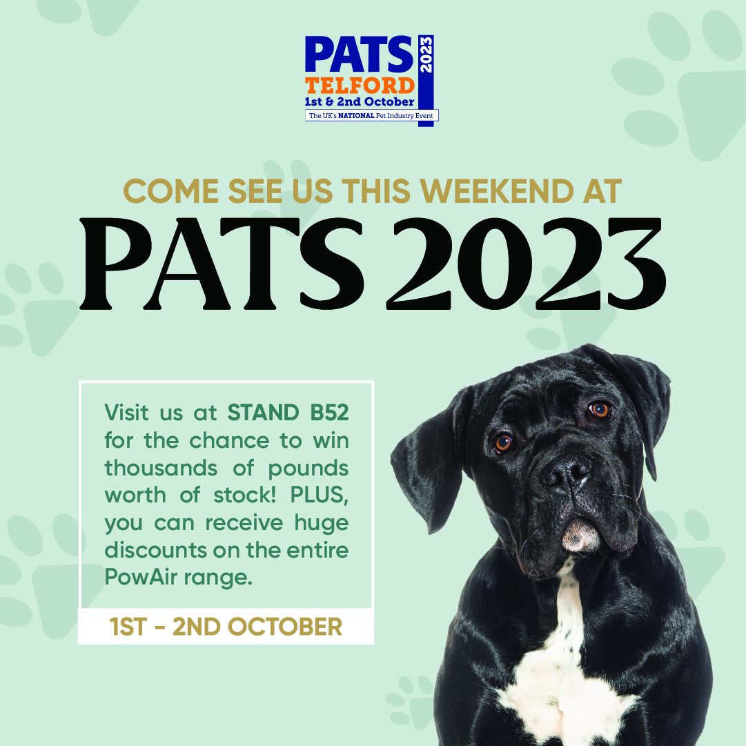 powairuk's tweet image. We can't wait to see some familiar faces (and new ones too 😉) this weekend at PATS Telford!

Come find us at STAND B52 🐾

#pats #pats2023 #patstelford #tradeshow #tradevent #powair #powairpets