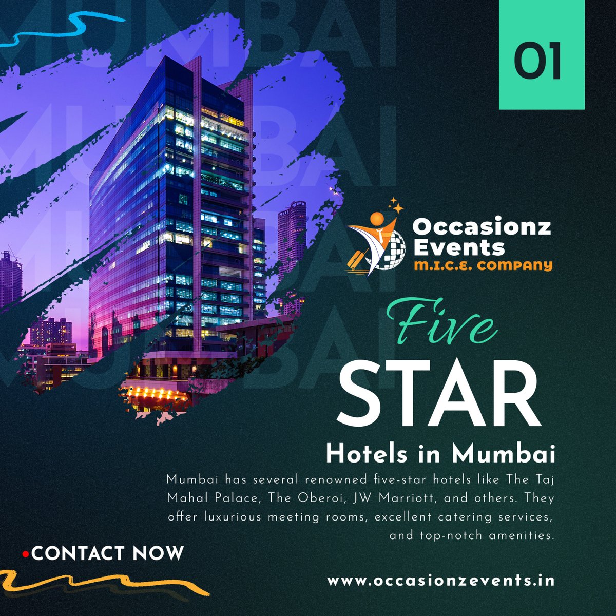 micecompanyy's tweet image. Mumbai, also known as
Bombay, is one of India's largest and most bustling
cities. It's a hub for business, culture, and tourism, and
as such, it boasts a wide range of luxury 5-star hotels
to cater to the needs of discerning travelers.

#mumbaihotels #mumbai #kempscorner #india