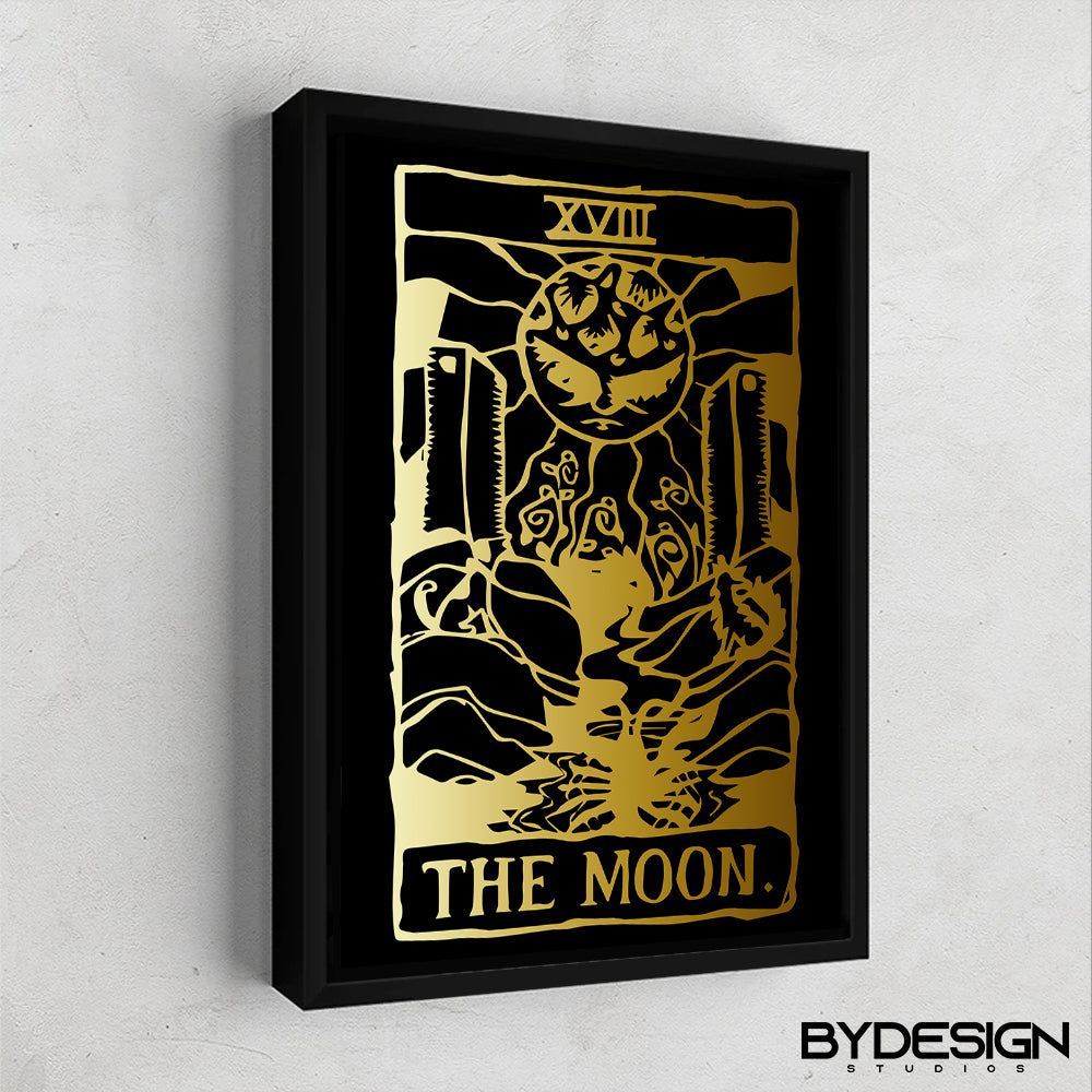 ByDesignStudio's tweet image. The Moon Tarot Card Gold Gallery Canvas Wall Art  
by By Design Studios. 
Shop now 👉👉 shortlink.store/arqzicbz9w9e