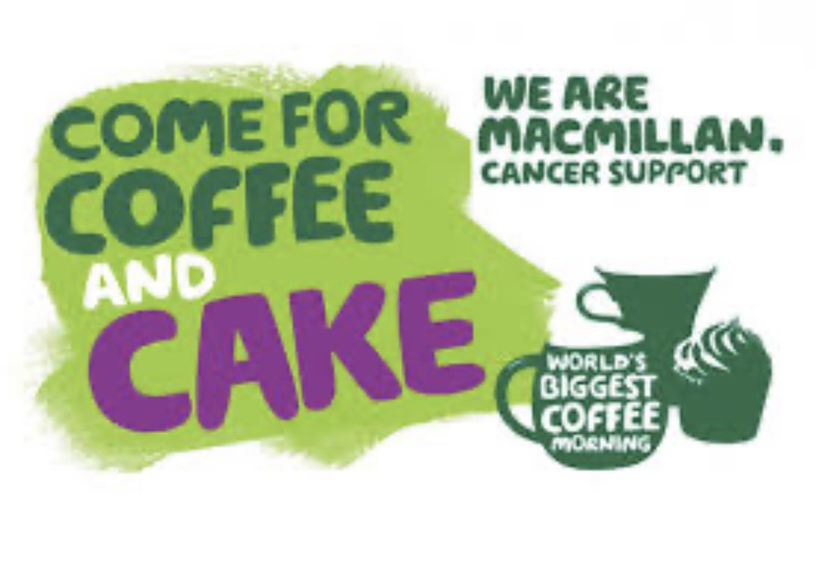 We are hosting our annual Macmillan Coffee Morning this Friday from 9am until 11am in the main school. We’d love for you to join us and share a cuppa and raise some much needed funds for @macmillancancer ☕️